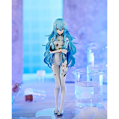 Long haired Rei Ayanami figurine