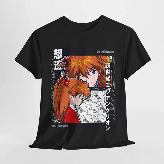 Asuka Langley Soryu Black Tee