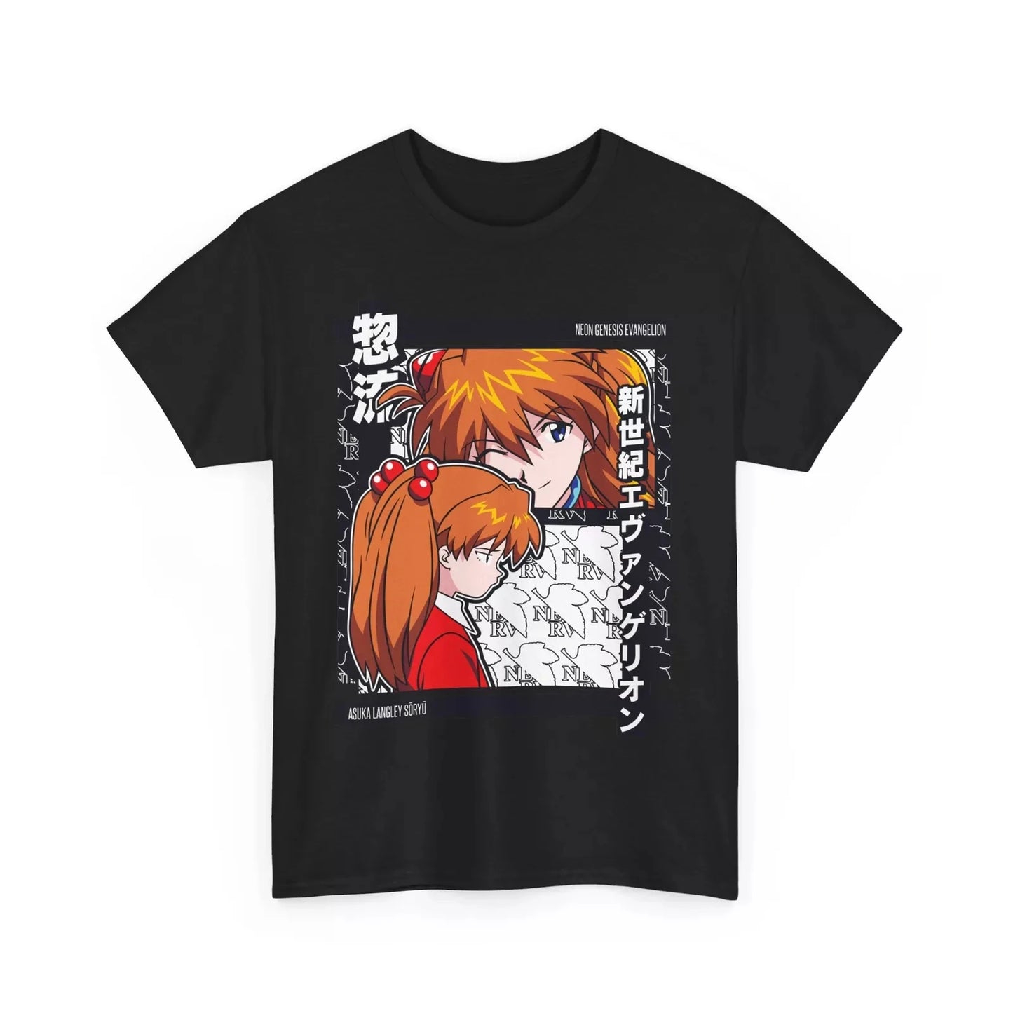 Asuka Langley Soryu Black Tee