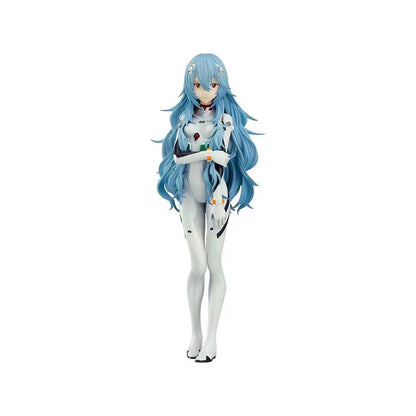 Long haired Rei Ayanami figurine