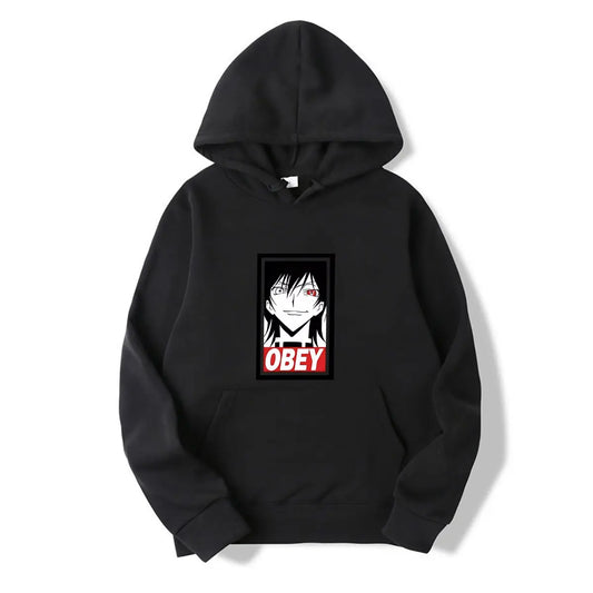 Code Geass Lelouch Obey Hoodie