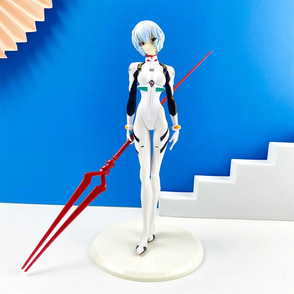 Official Rei Ayanami figure with spear