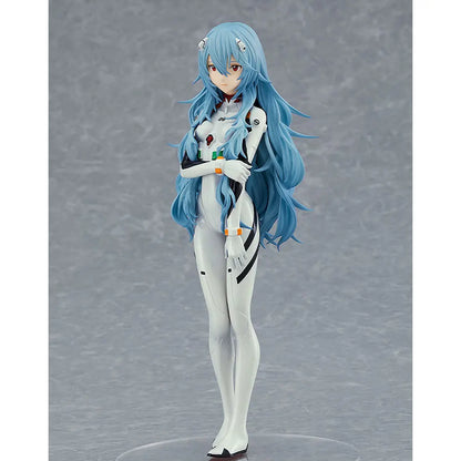 Long haired Rei Ayanami figurine