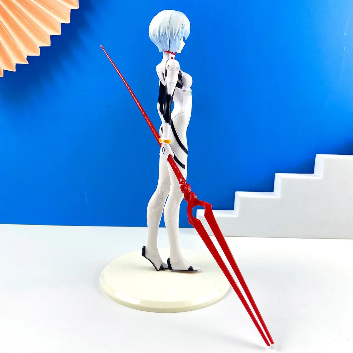 Official Rei Ayanami figure with spear