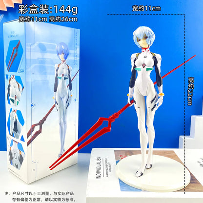 Official Rei Ayanami figure with spear