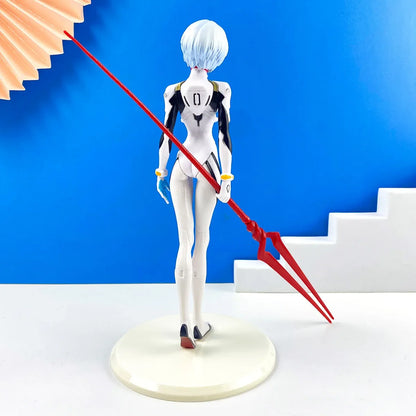 Official Rei Ayanami figure with spear