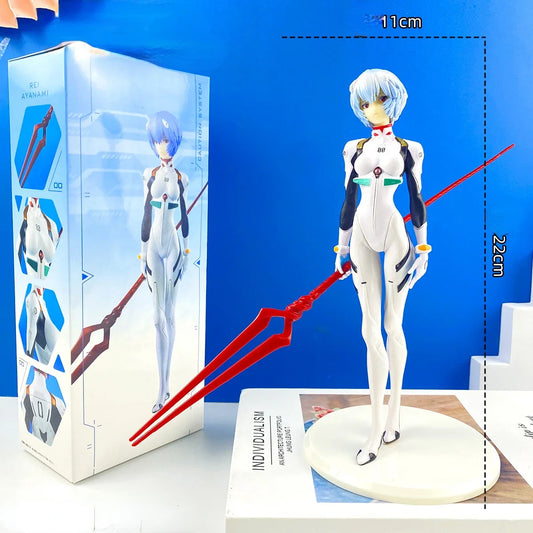 Official Rei Ayanami figure with spear